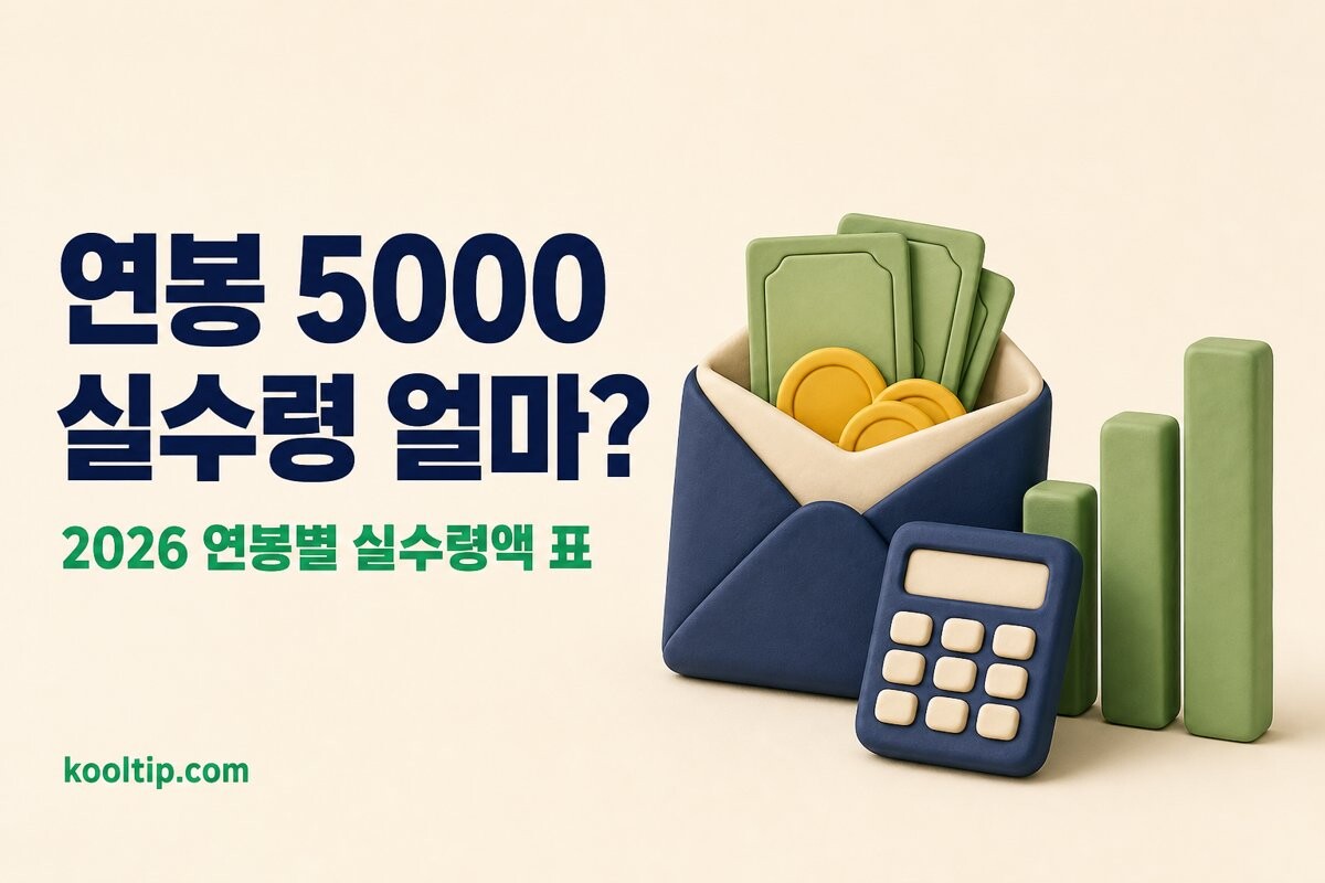 연봉 실수령액 계산기