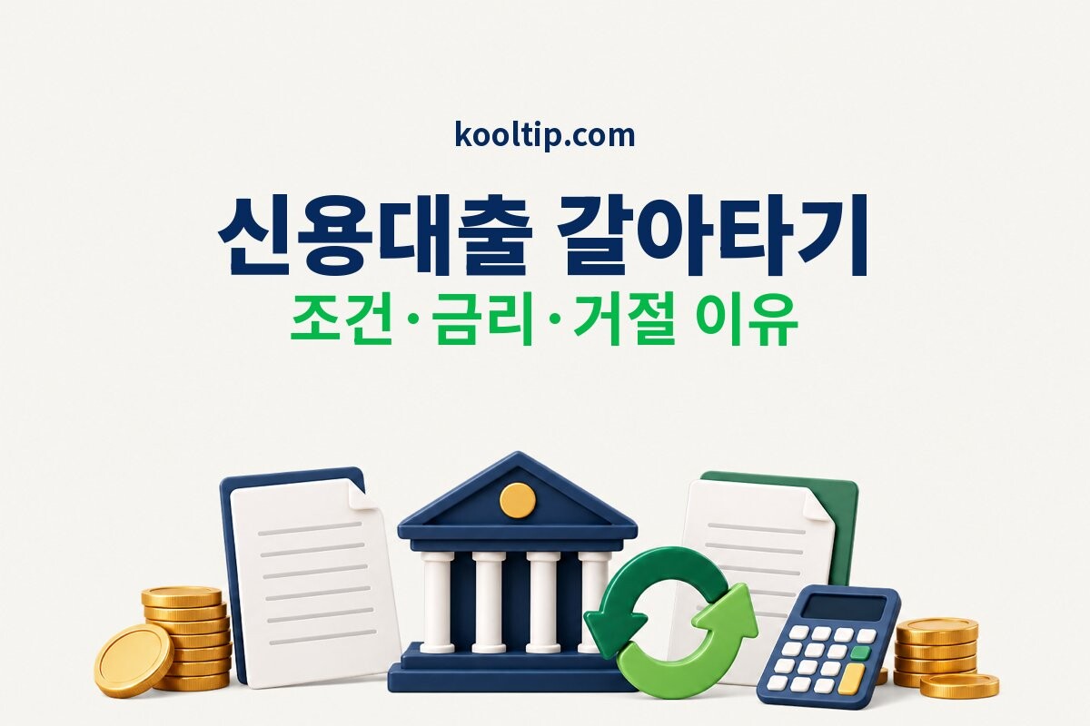 신용대출 갈아타기 안내 이미지