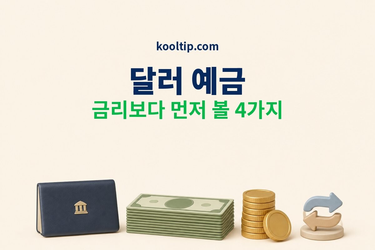 달러 예금 이미지