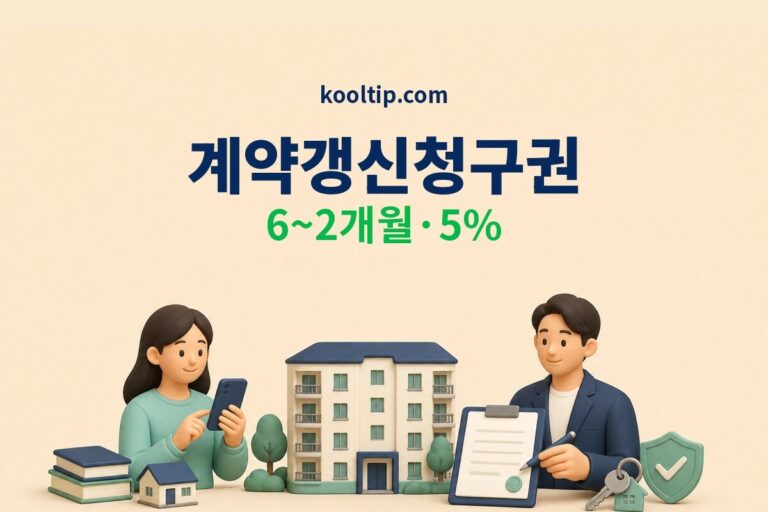 계약갱신청구권 2026년 6~2개월 5% 문자 예시 썸네일