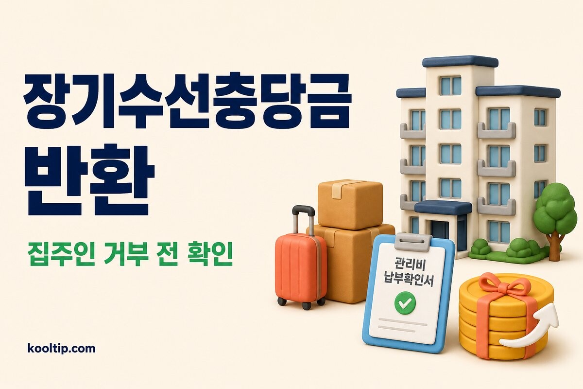 장기수선충당금 반환 안내 이미지