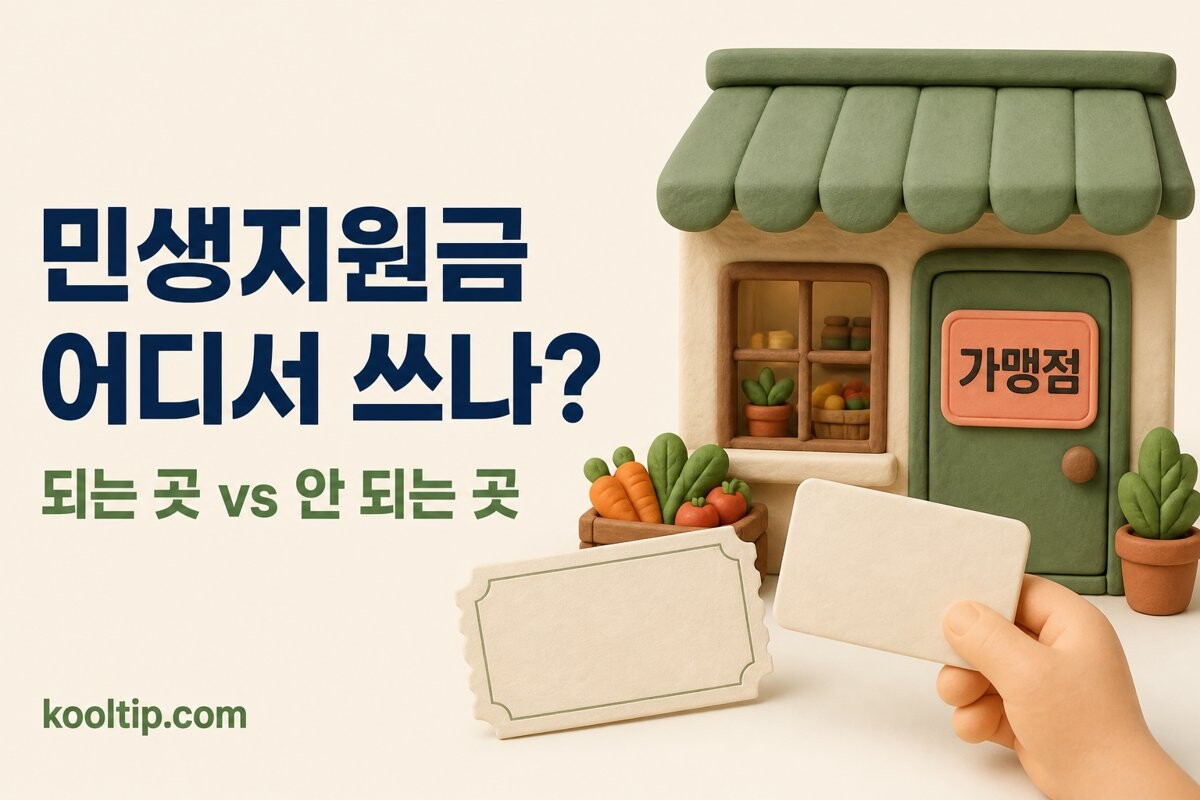 민생지원금 사용처