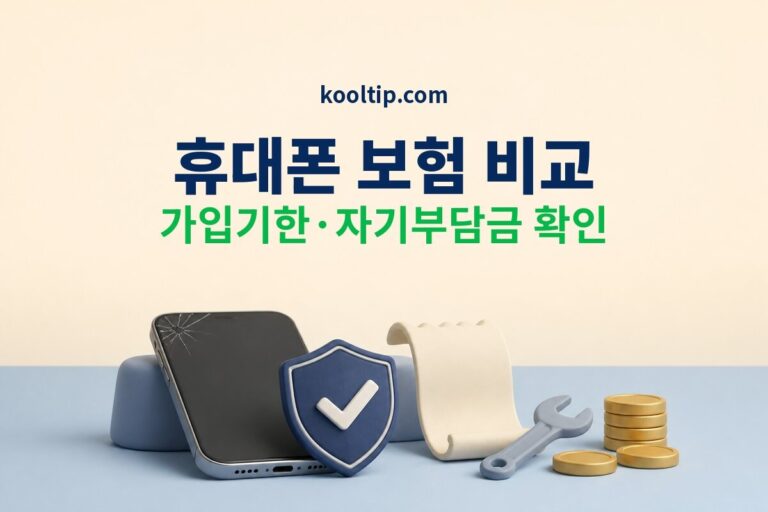 휴대폰 보험 비교, 카카오·삼성 가입기한 확인하세요