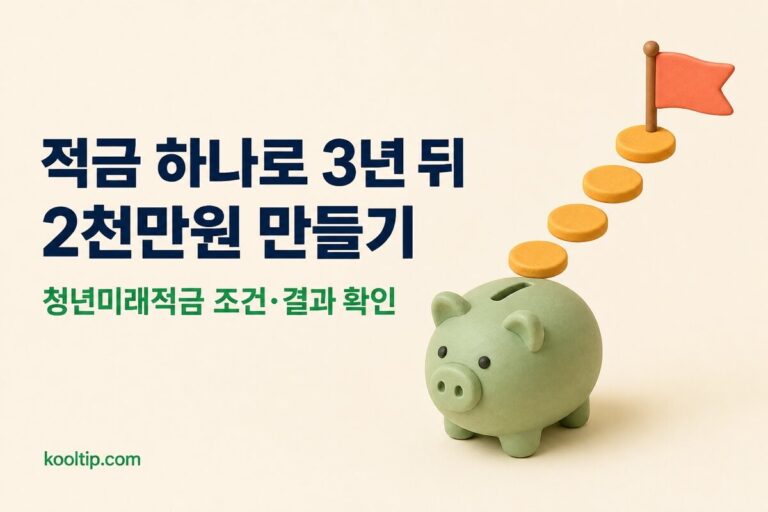 청년미래적금 총정리: 결과 확인·2차 신청기간, 만기 최대 2,255만원 (2026)