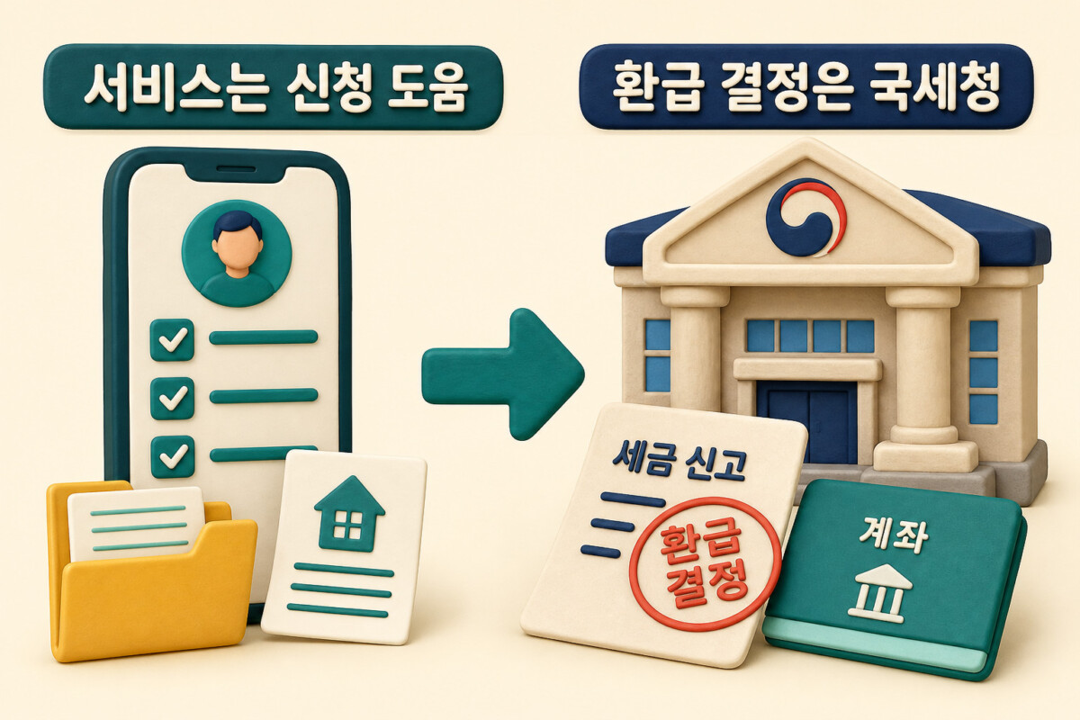 자리톡 월세환급 서비스와 국세청 월세 세액공제 관계
