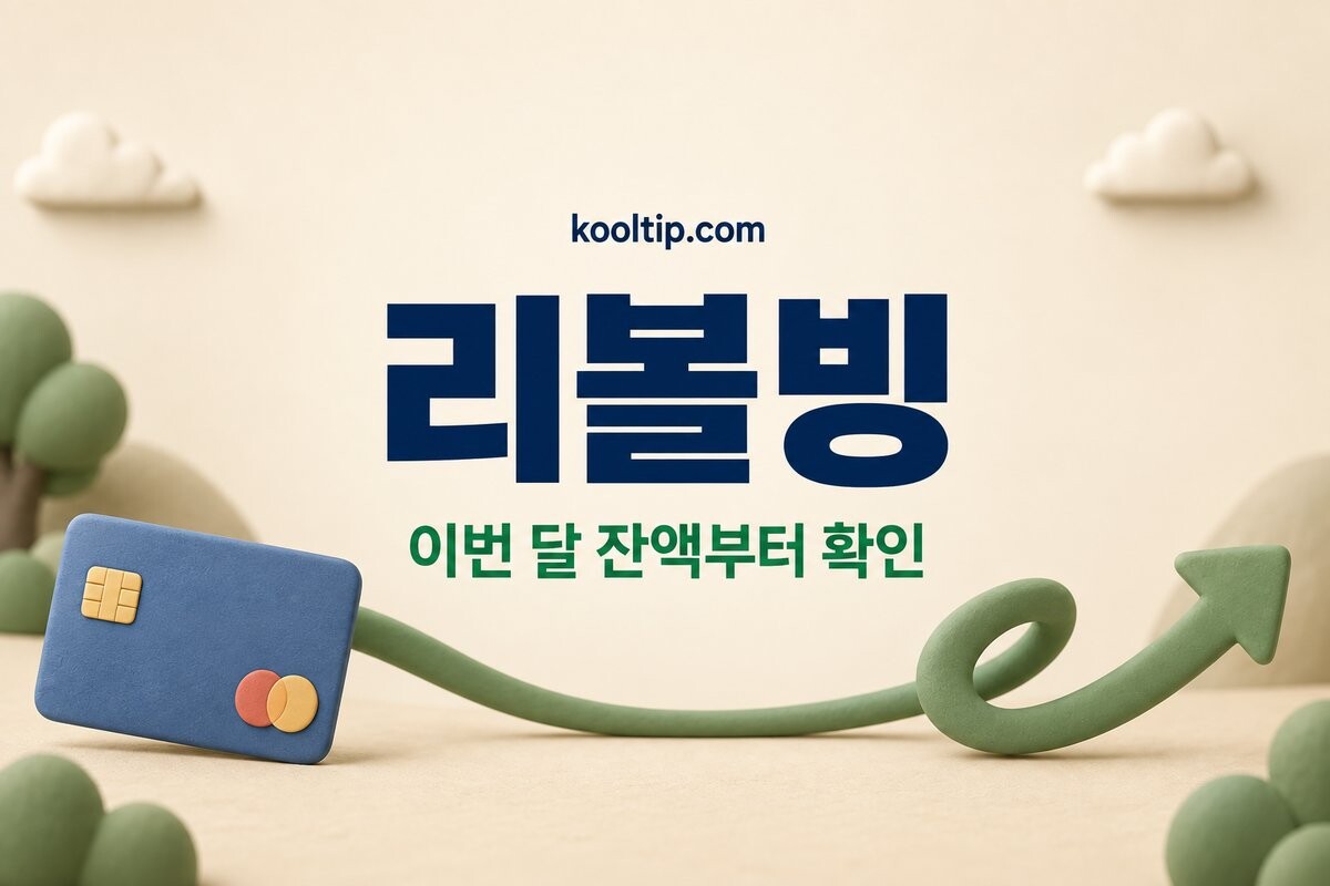 신용카드 리볼빙 잔액 확인