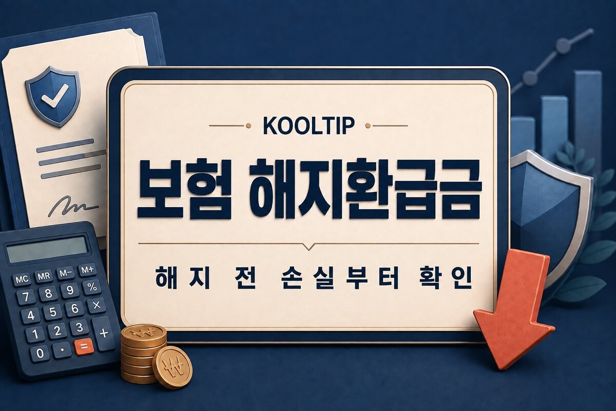 보험 해지환급금 조회, 손실·지급일 해지 전 확인